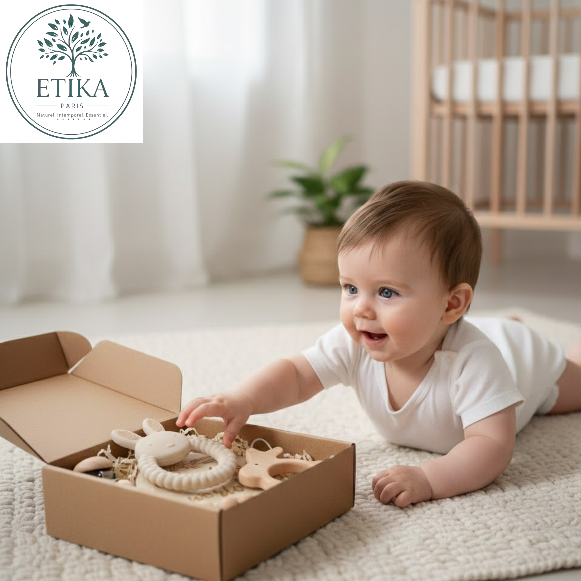 Coffret Cadeau Naissance Lapin 3-en-1 🎁 (Offre Exclusive)