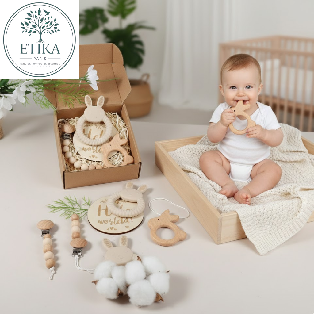 Coffret Cadeau Naissance Lapin 3-en-1 🎁 (Offre Exclusive)